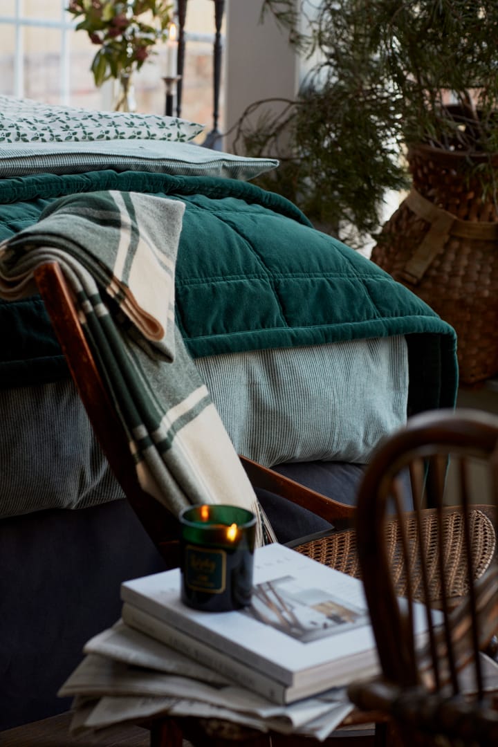 Cotton Velvet gesteppte Tagesdecke 240 x 260 cm, Green Lexington