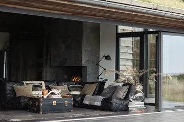 Cotton Velvet gesteppter Kissenbezug 50 x 50cm - Light beige - Lexington