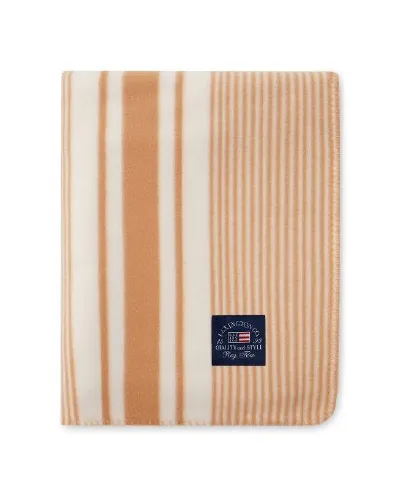 Decke 130x170 cm Polyesterfleece, Beige Lexington