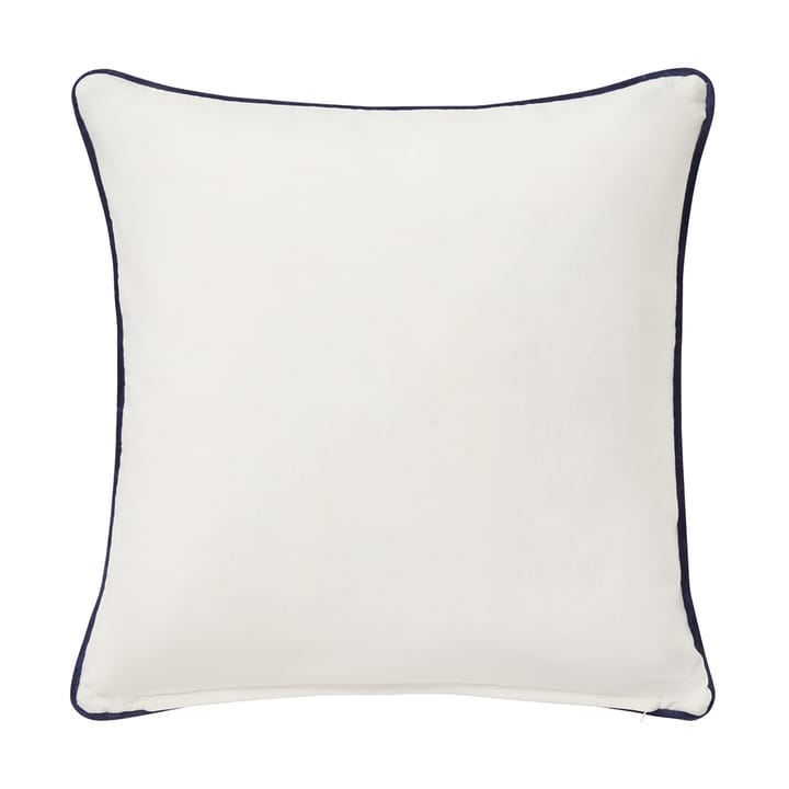 Down hill biologischer Baumwoll Twill Kissenbezug 50x50 cm, Blue-White Lexington