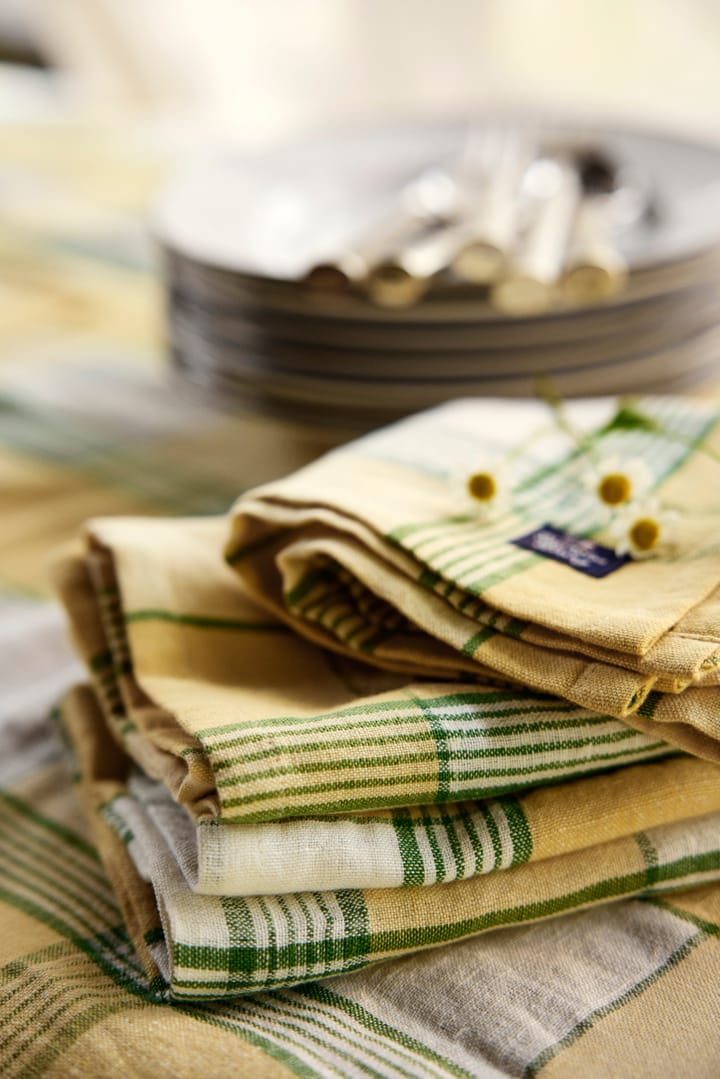 Easter Linen/Cotton Geschirrtuch 50x70 cm, Yellow-green Lexington