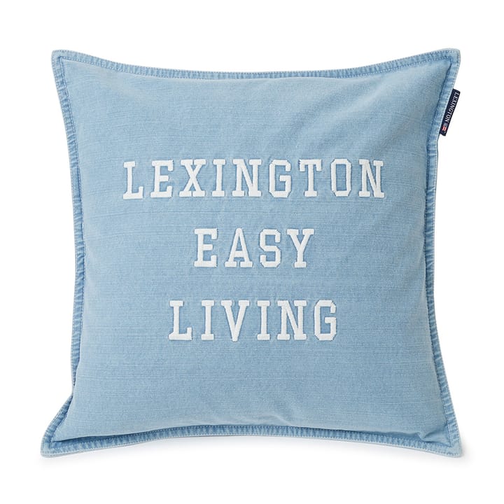 Easy Living Denim Kissenbezug 50 x 50cm - Denim blue-white - Lexington
