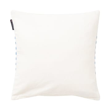 Emboidery Striped Linen/Cotton Kissenbezug 50x50 cm - Off White-blue - Lexington
