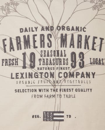 Farmers Market Kissenbezug 50 x 50cm - Beige - Lexington