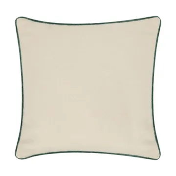 Flower Embroidered Wool Mix Kissenbezug 50 x 50cm - Hellbeige-Grün - Lexington