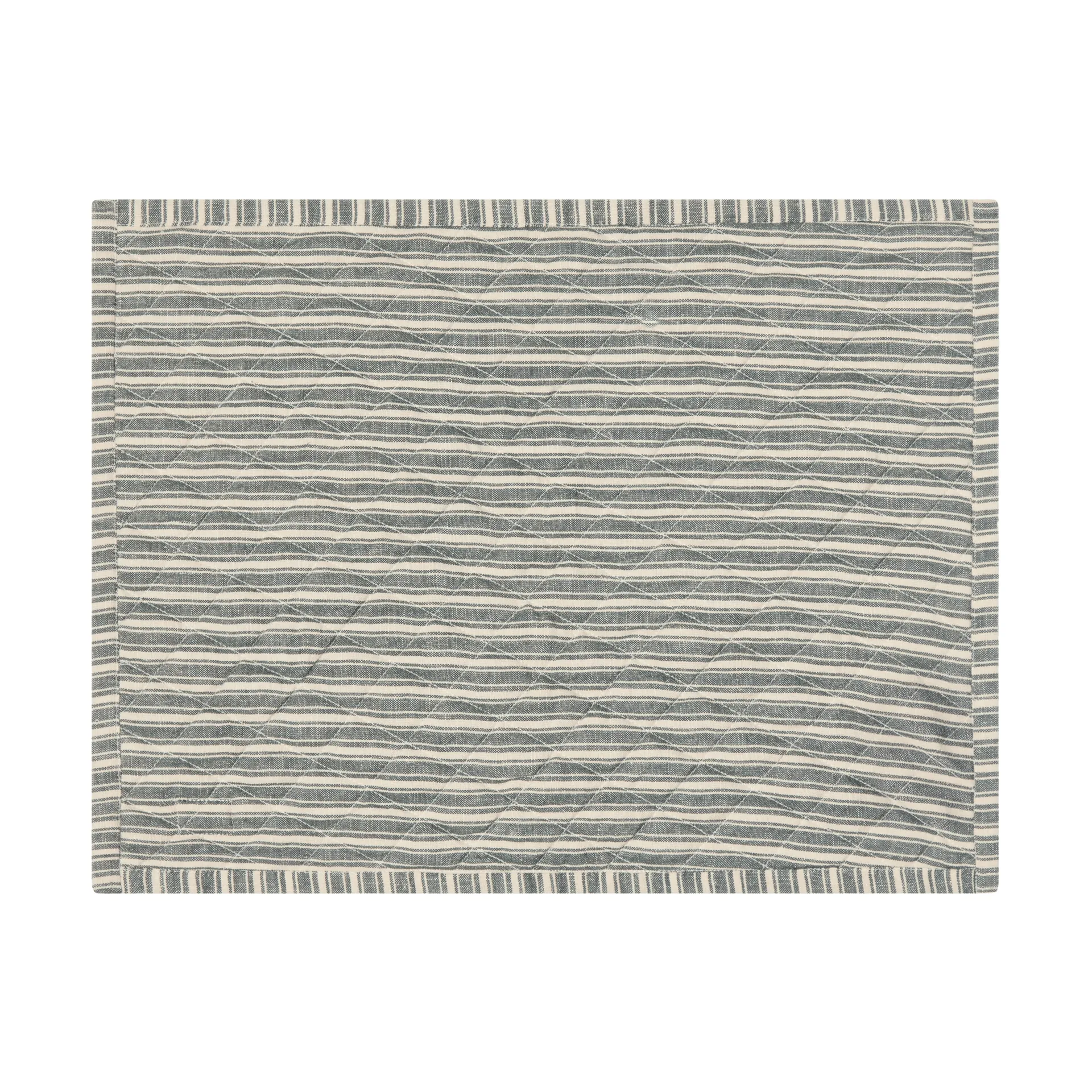 Gesteppte, doppelseitige Tischsets, Grün-Hellbeige-Rot, 35x45 cm Lexington