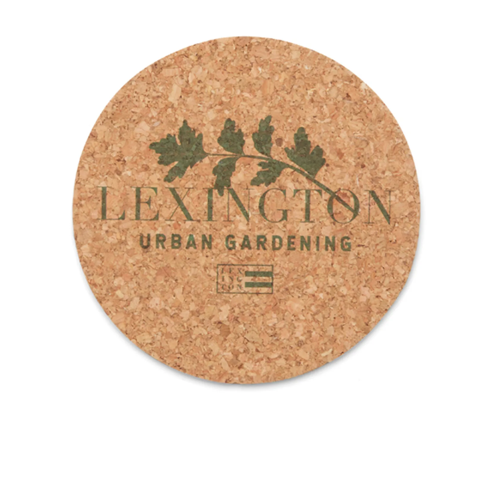 Glasuntersetzer aus Kork Ø10cm 4er Pack, Urban gardening Lexington