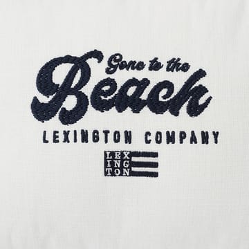 Gone To The Beach Canvas Kissenbezug 30 x 40cm - White-dark blue - Lexington