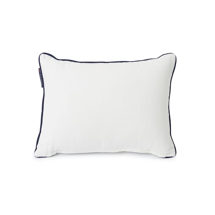 Gone To The Beach Canvas Kissenbezug 30 x 40cm - White-dark blue - Lexington