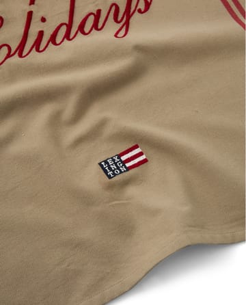 Happy Holidays Embroidered Geschirrtuch 50 x 70 cm - Beige-red - Lexington