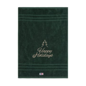 Happy Holidays Juniper biologisches Handtuch 50x70 cm - Green-Light Beige - Lexington