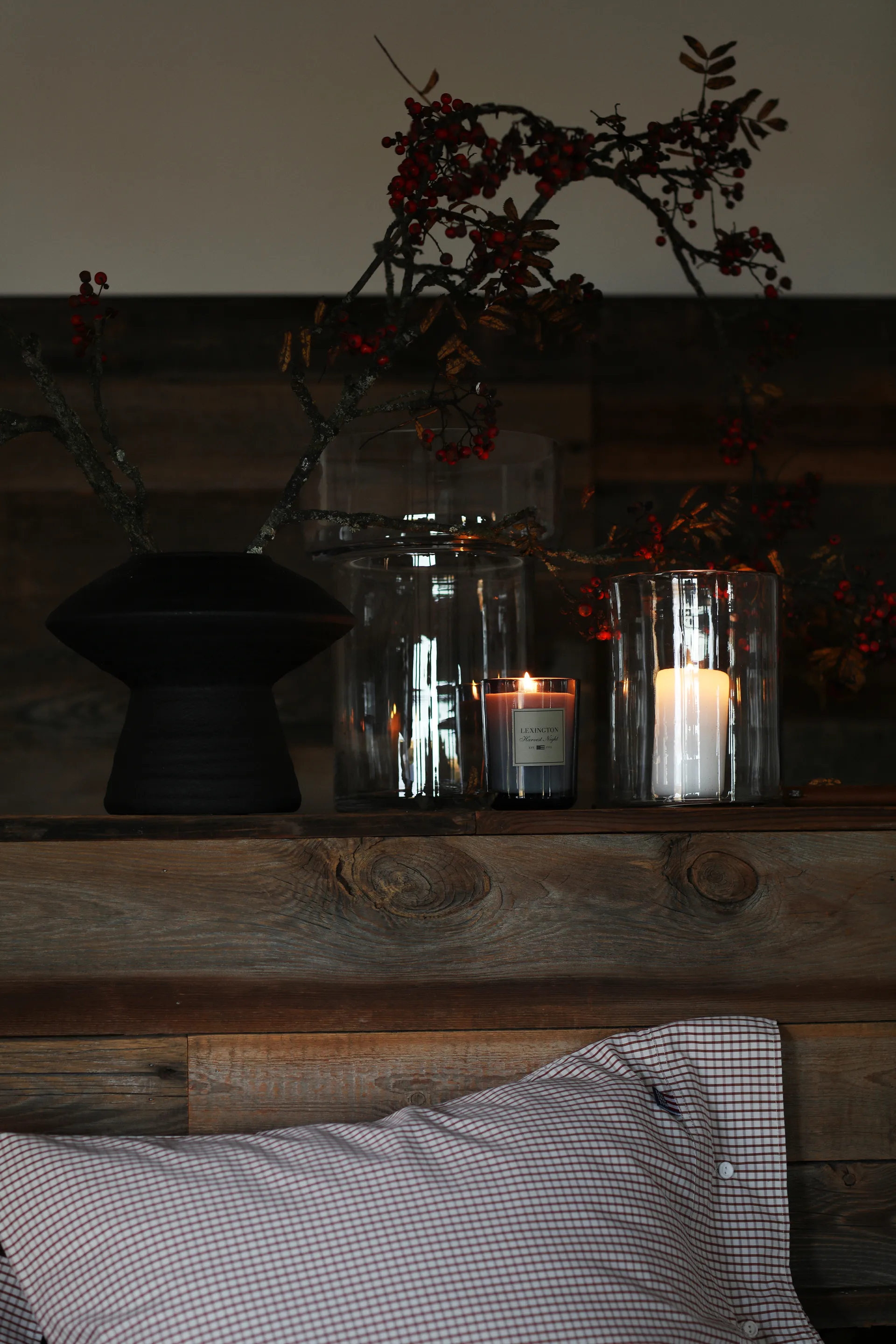 Harvest Night Duftkerze, Dark gray Lexington