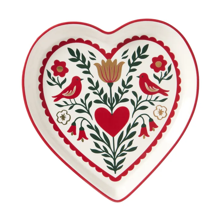Heart Servierplatte - Multi, 13x13x1,6 cm - Lexington
