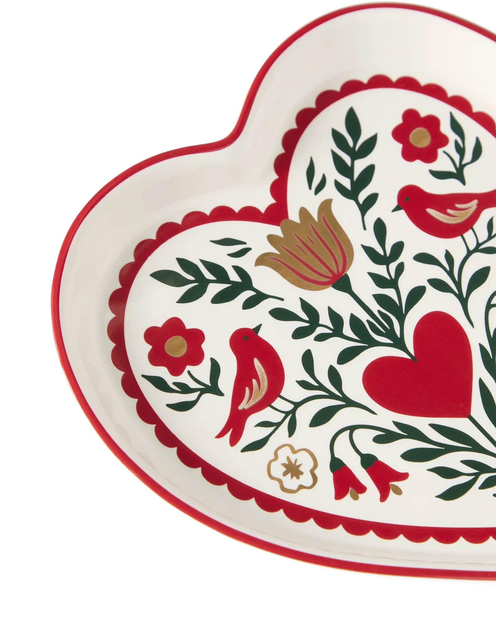 Heart Servierplatte, Multi, 13x13x1,6 cm Lexington