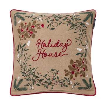 Holiday House Wollemix Kissenbezug 50x50 cm - Beige-multi - Lexington