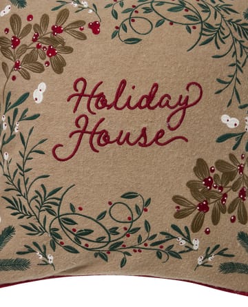 Holiday House Wollemix Kissenbezug 50x50 cm - Beige-multi - Lexington