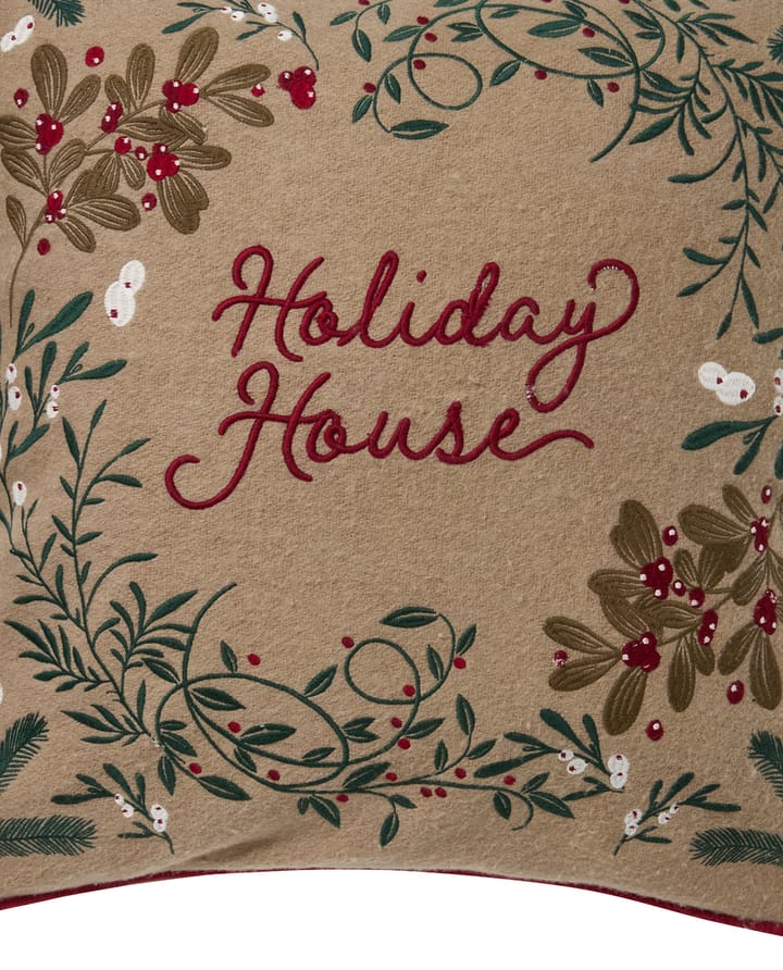 Holiday House Wollemix Kissenbezug 50x50 cm, Beige-multi Lexington