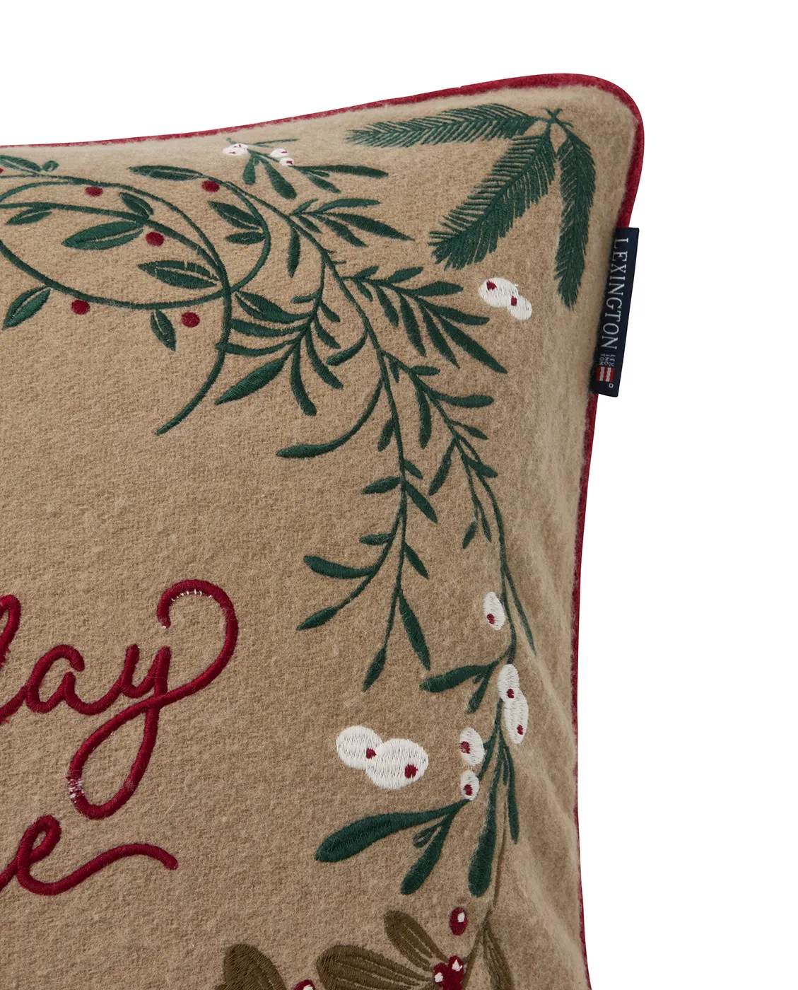 Holiday House Wollemix Kissenbezug 50x50 cm, Beige-multi Lexington