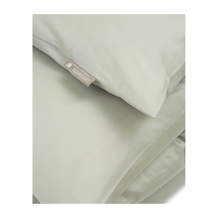 Hotel Cotton Sateen Deckenbezug 220 x 220cm, Sage green Lexington