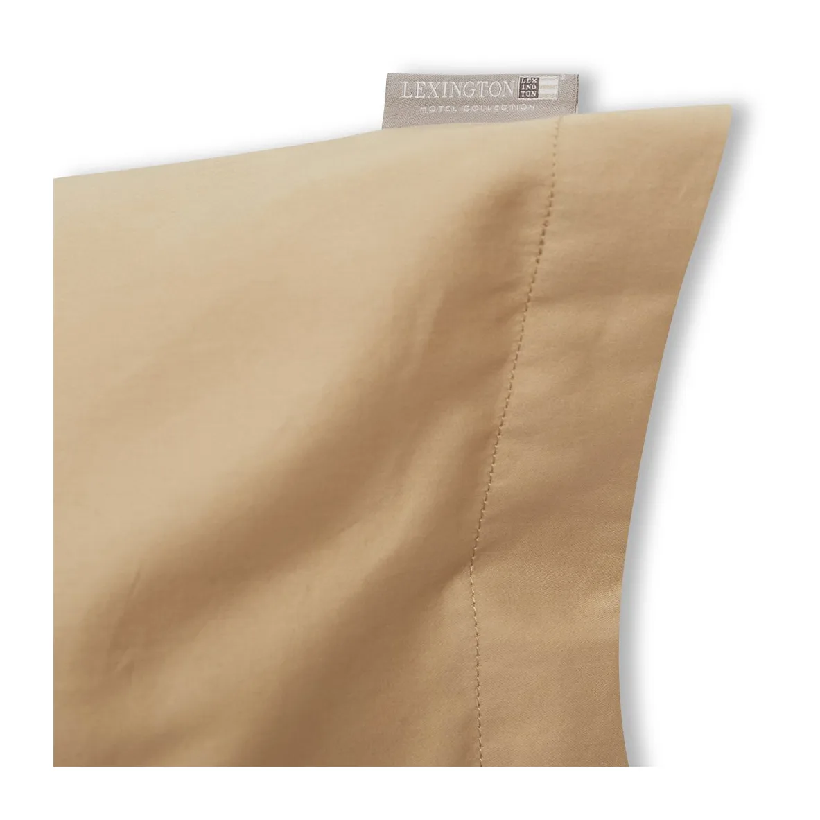 Hotel Cotton Sateen Kissenbezug 65 x 65cm, Hellbeige Lexington