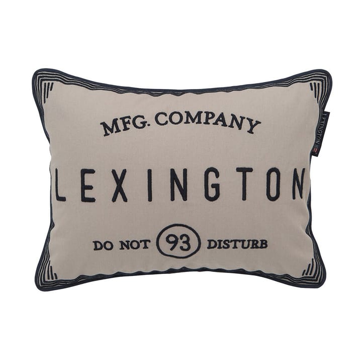 Hotel Do Not Disturb Kissenbezug 30 x 40cm - Beige - Lexington