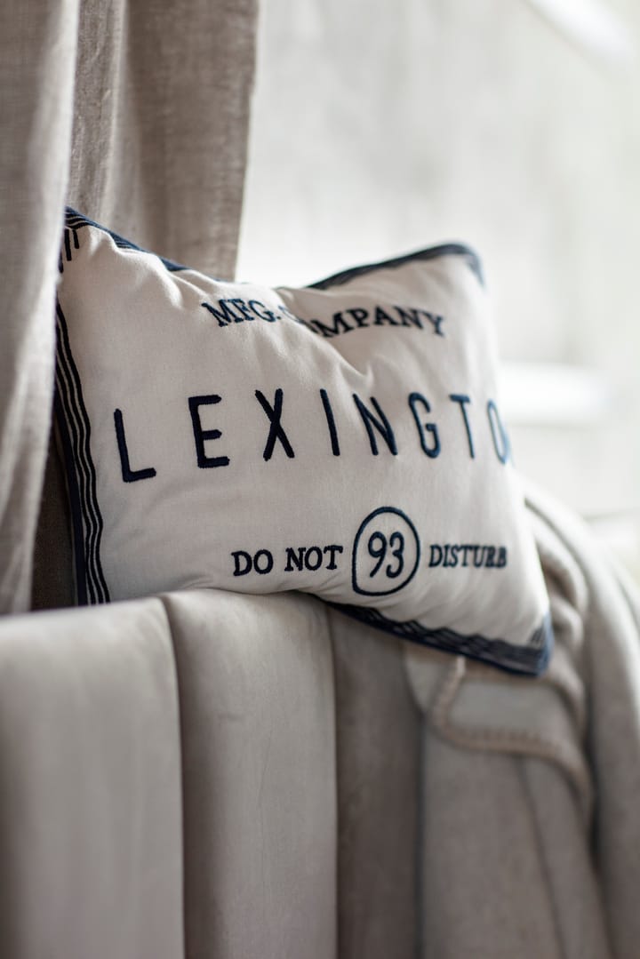 Hotel Do Not Disturb Kissenbezug 30 x 40cm, Beige Lexington