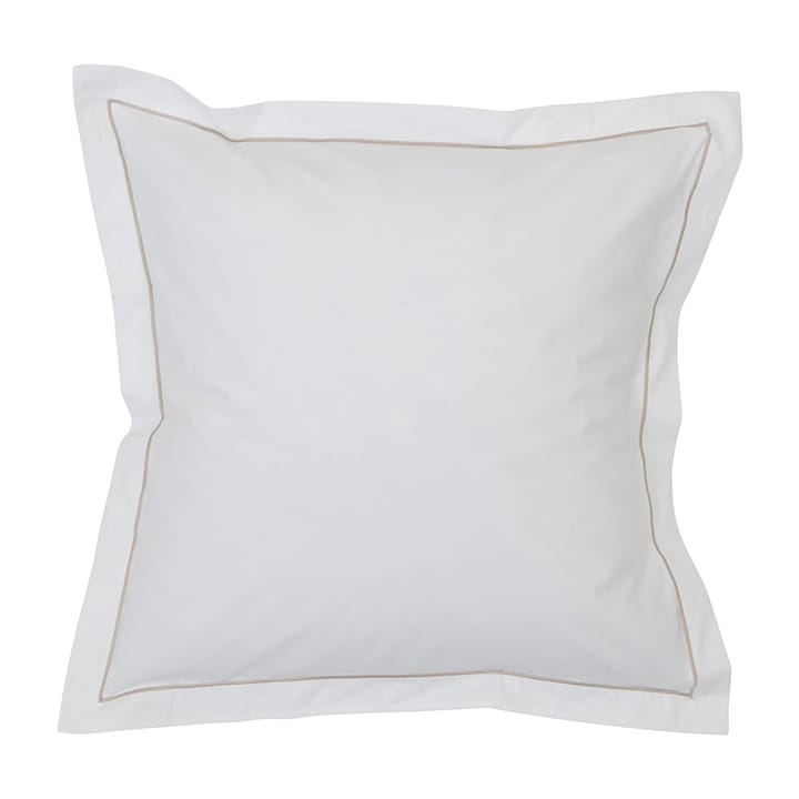 Hotel Percale Kissenbezug 65 x 65cm - Weiß-hellbeige - Lexington