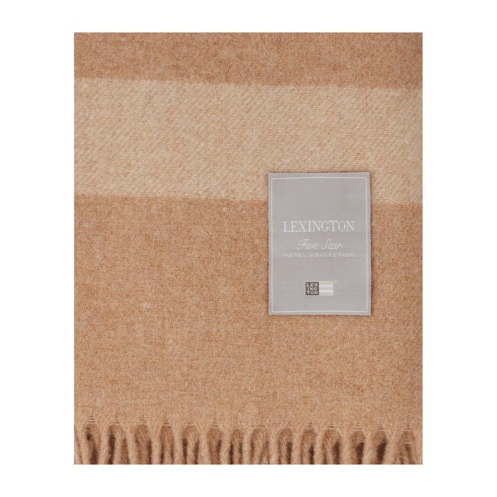 Hotel Wool Wolldecke 130 x 170cm, Helleige-weiß Lexington