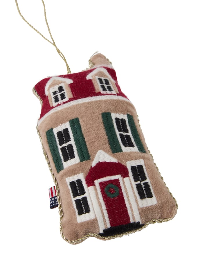 House biologischer Baumwolle-Samt Weihnachtsanhänger, Multi Lexington