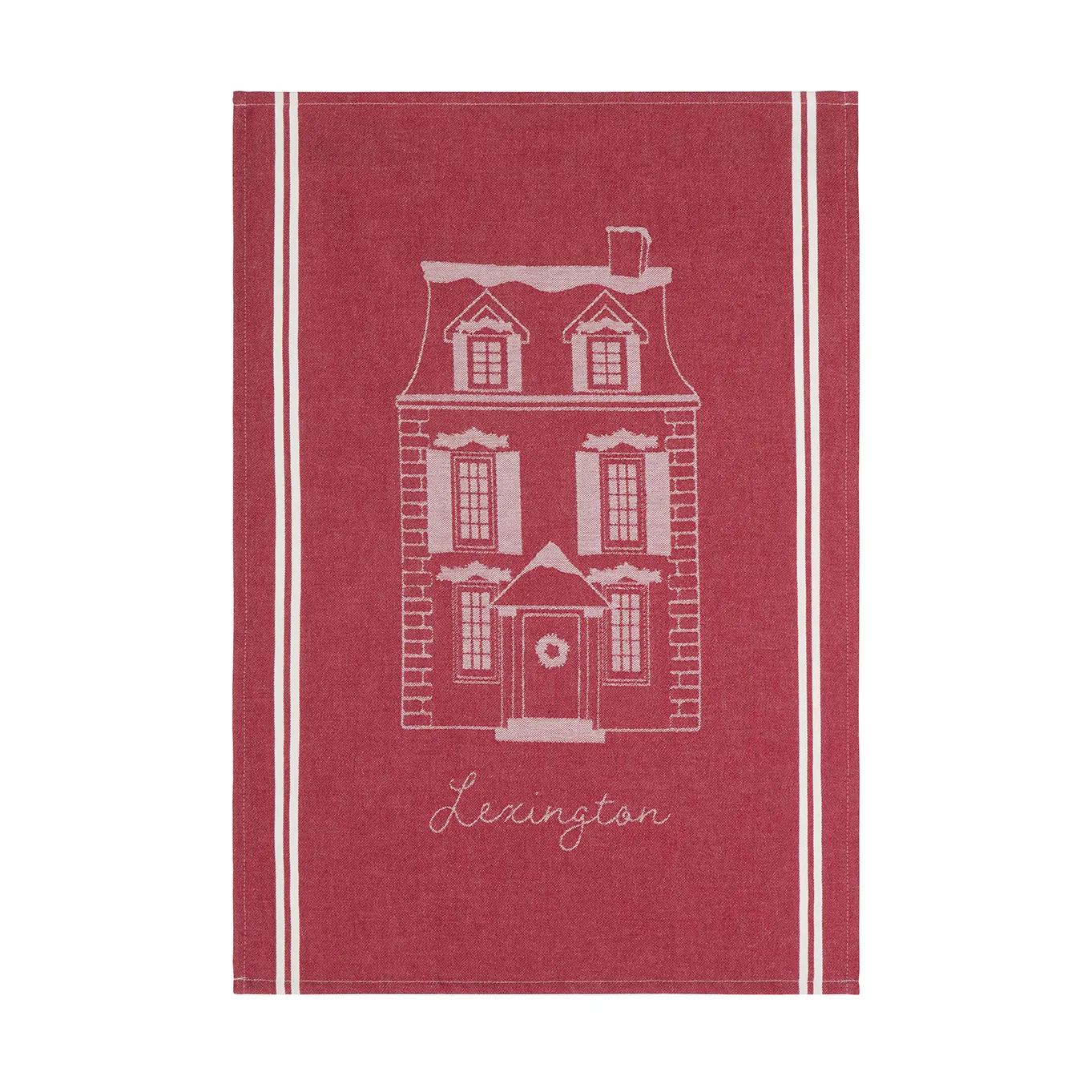 House biologisches Baumwolle Küchenhandtuch 50x70 cm, Red-white Lexington