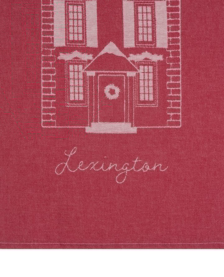House biologisches Baumwolle Küchenhandtuch 50x70 cm, Red-white Lexington