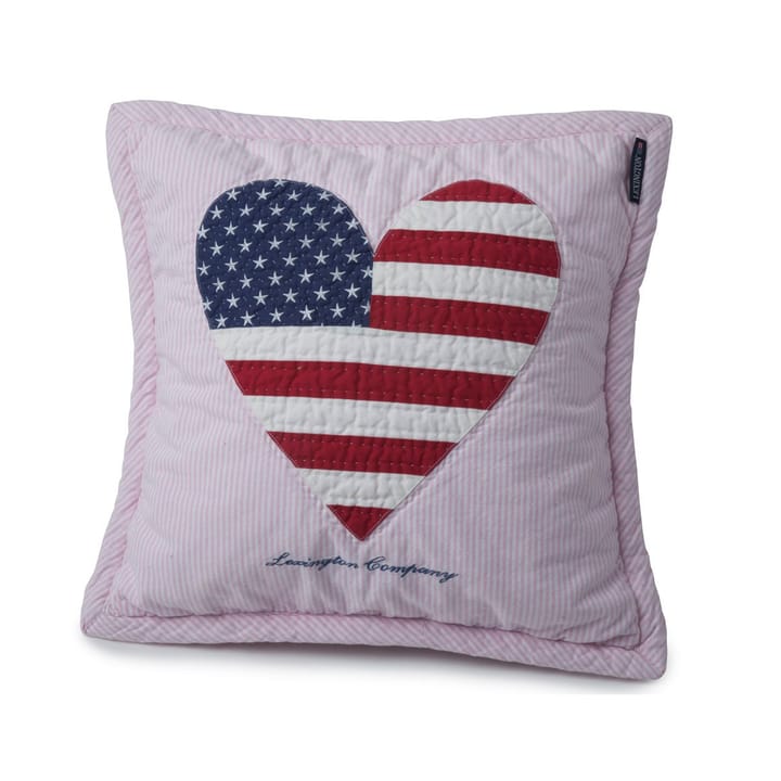 Icons Baby Quilted Kissenbezug Herz 40 x 40cm, Pink Lexington
