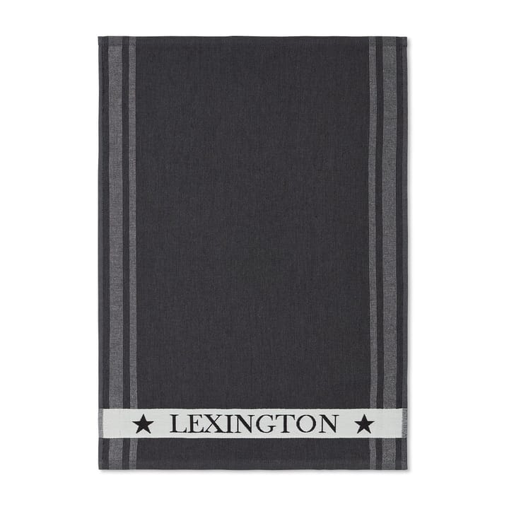 Icons Cotton Terry Geschirrtuch 50 x 70cm - Dark gray-white - Lexington