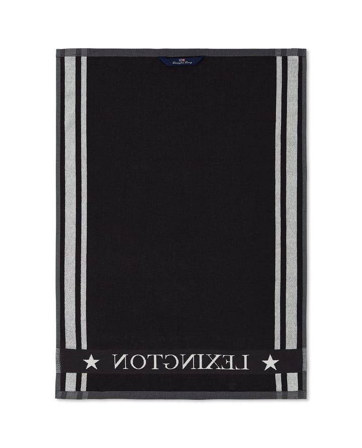 Icons Cotton Terry Geschirrtuch 50 x 70cm, Dark gray-white Lexington