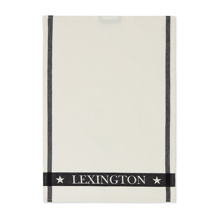 Icons Cotton Waffle Geschirrtuch 50 x 70cm - White-dark gray - Lexington