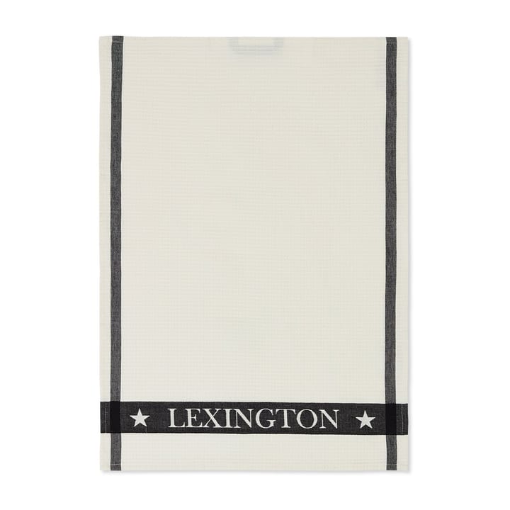Icons Cotton Waffle Geschirrtuch 50 x 70cm, White-dark gray Lexington