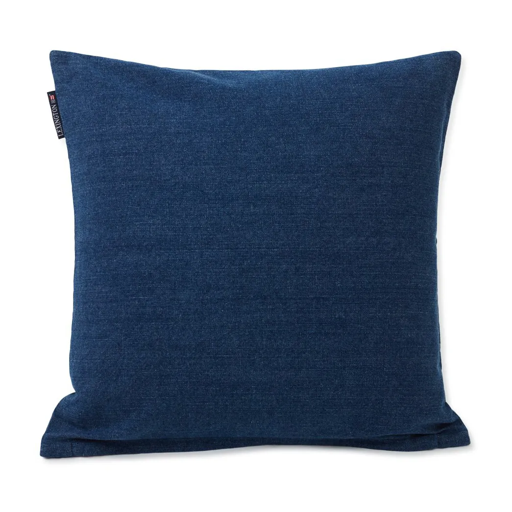 Icons Denim Logo Kissenbezug 50 x 50cm, Denim blue Lexington