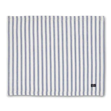 Icons Herringbone Striped Platzdecke 40 x 50cm - Blue-white - Lexington