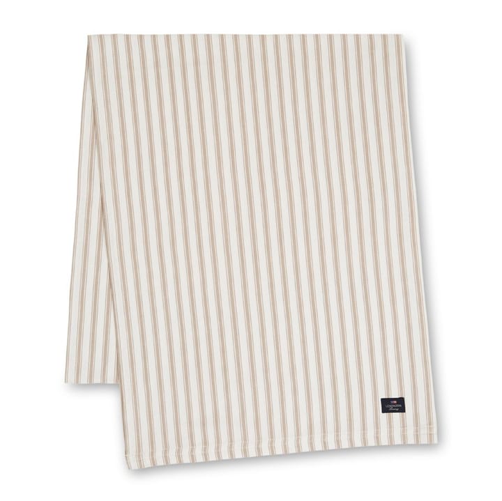 Icons Herringbone Striped Tischläufer 50 x 150cm - Beige-white - Lexington