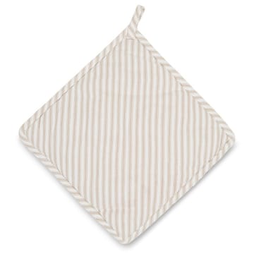 Icons Herringbone Striped Topflappen - Beige-white - Lexington