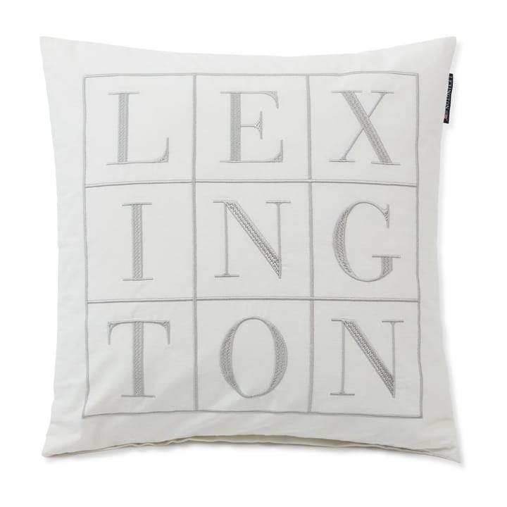 Icons Logo Kissenbezug 50 x 50cm, Off white Lexington