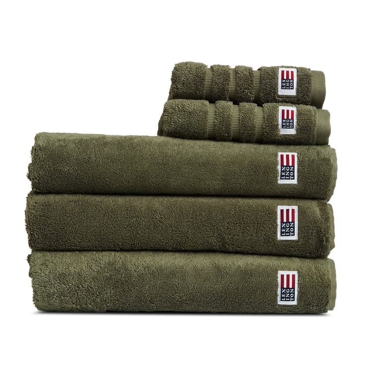 Icons Original Badetuch 70 x 130cm - Dusty olive - Lexington