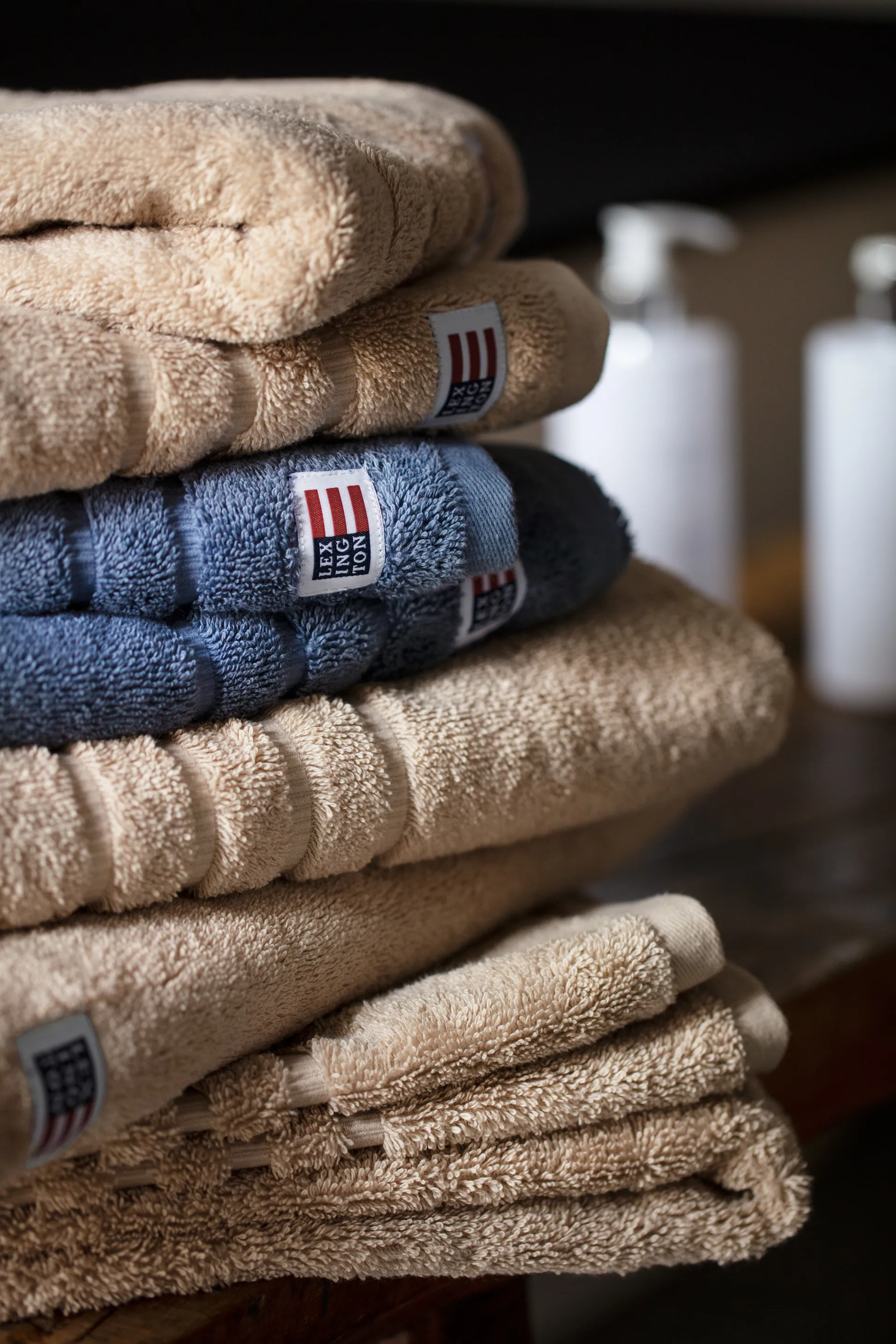 Icons Original Handtuch 30 x 50cm, Steel Blue Lexington