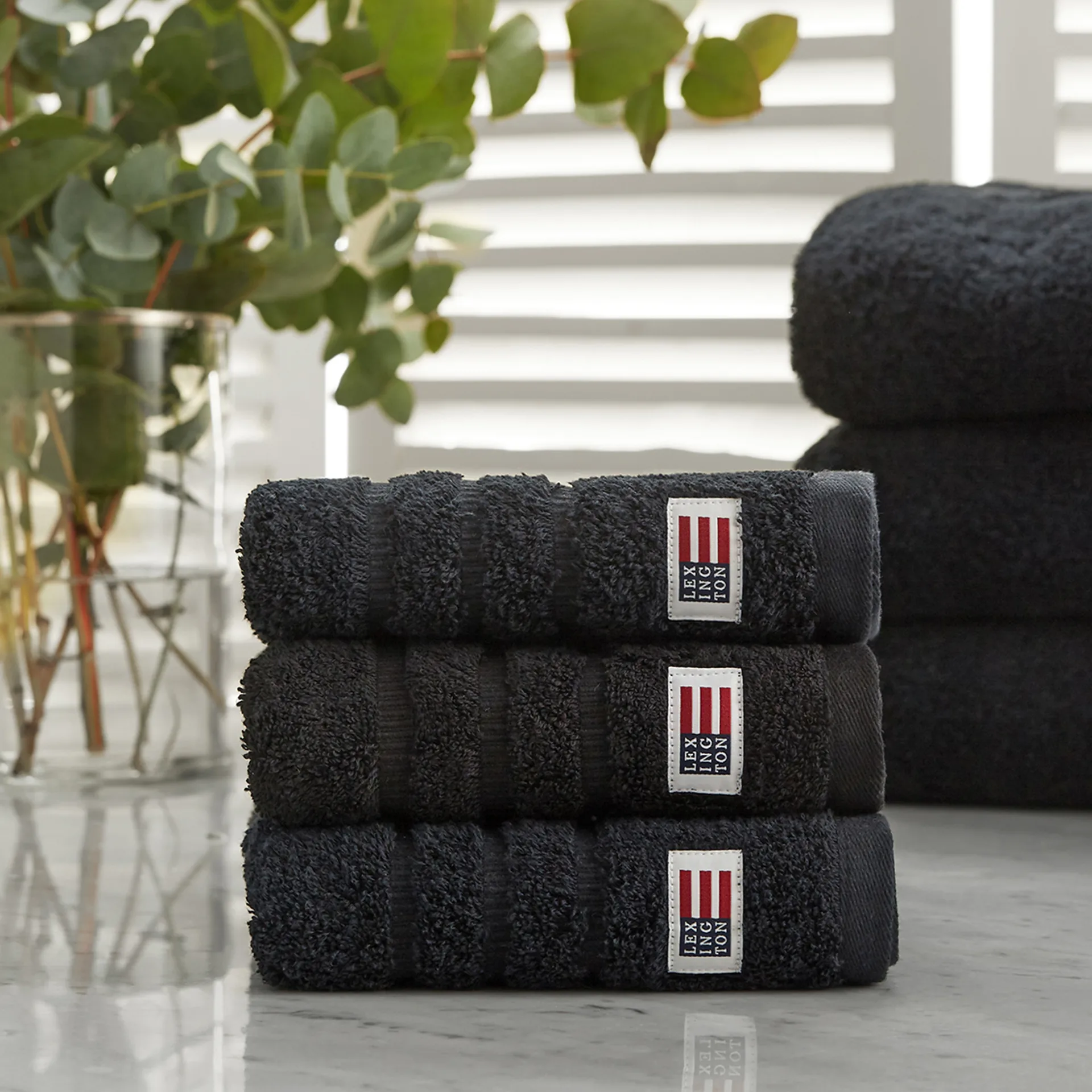 Icons Original Handtuch 50 x 70cm, Black Lexington