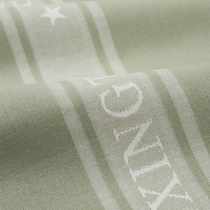 Icons Star Geschirrtuch 50 x 70cm - Sage green-white - Lexington