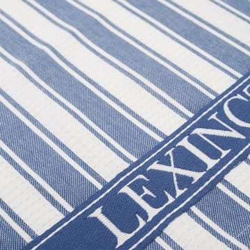 Icons Waffle Striped Geschirrtuch 50 x 70cm - Blue-white - Lexington