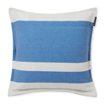 Irregula Striped Cotton Kissenbezug 50 x 50cm - Blue-White - Lexington
