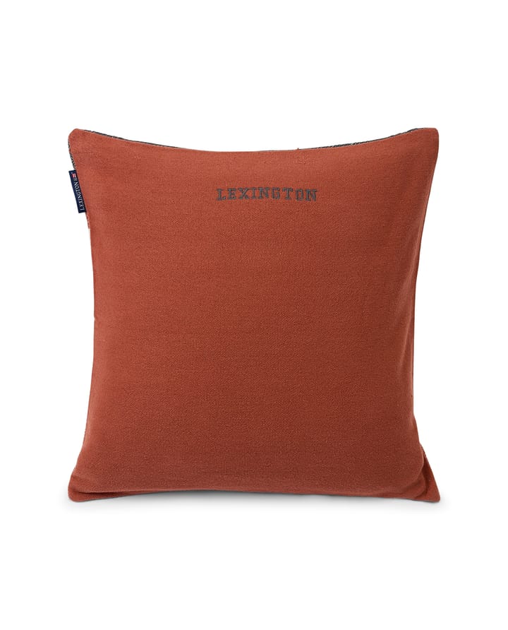 Irregular Striped Cotton Kissenbezug 50 x 50cm, Copper-gray Lexington