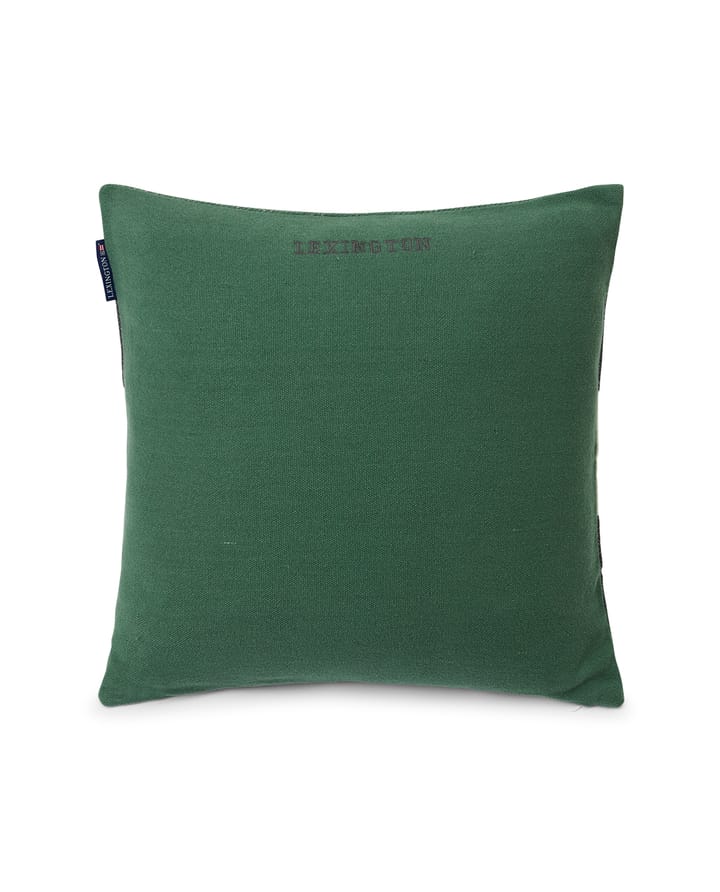Irregular Striped Cotton Kissenbezug 50 x 50cm, Green-gray Lexington