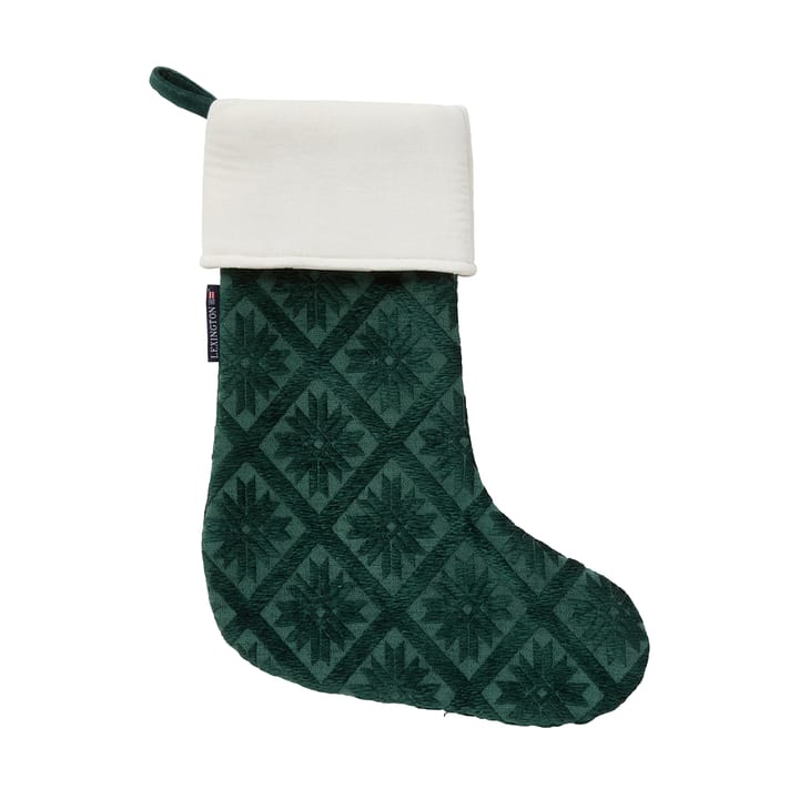 Jacquard biologischer Baumwolle/Viscose Weihnachtsstrumpf, Green Lexington